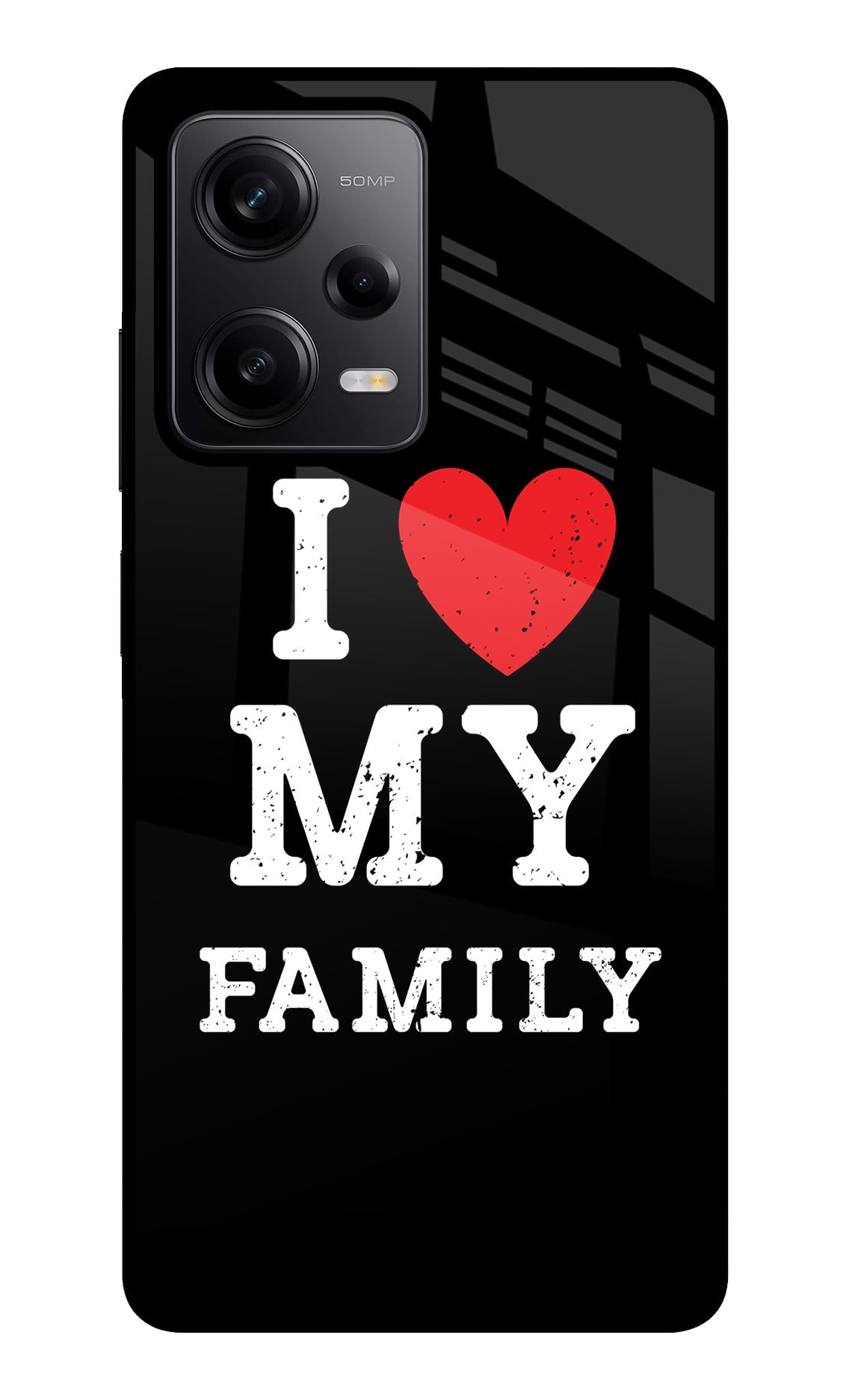 I Love My Family Poco X5 5G Back Cover