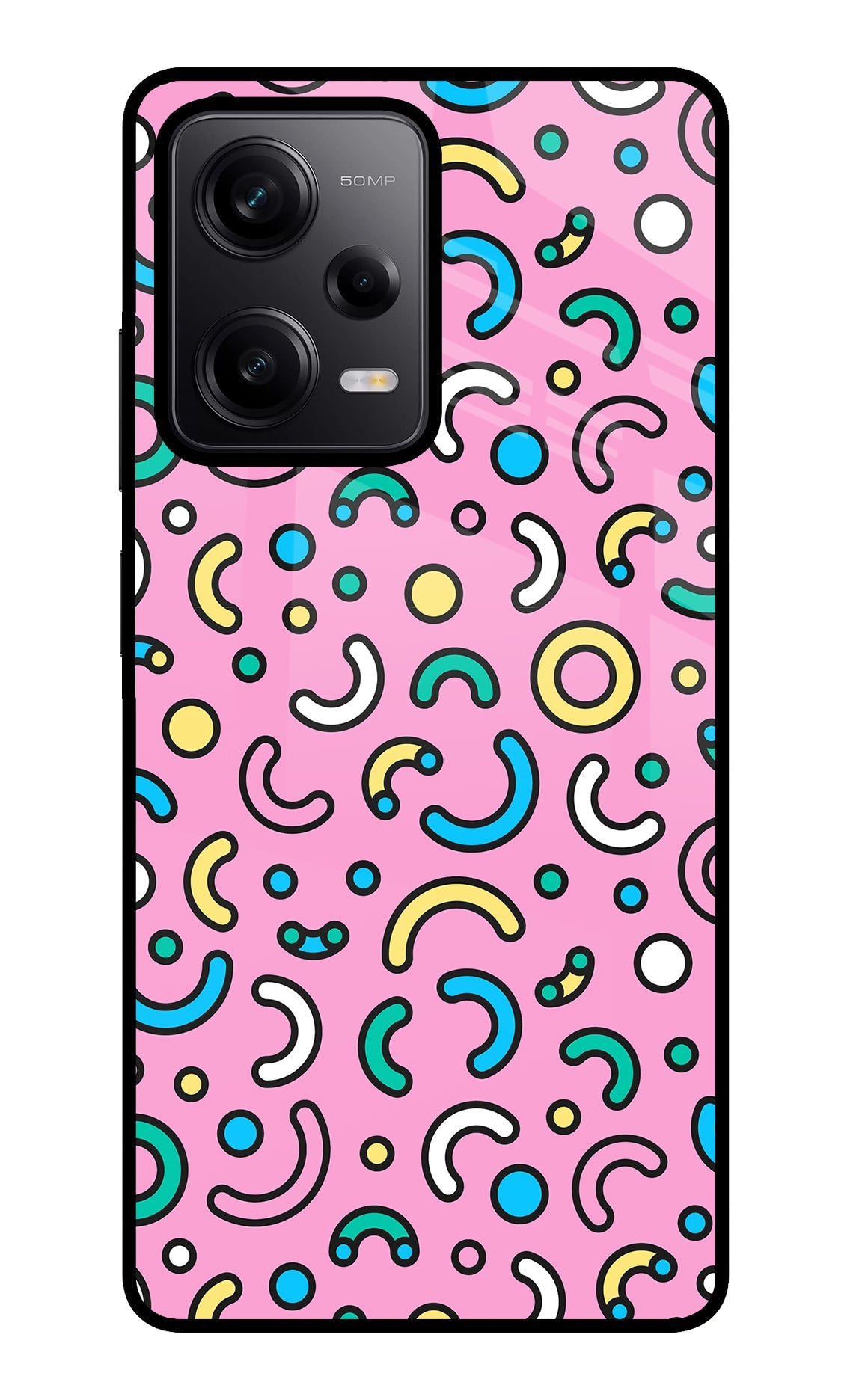 Memphis Design Poco X5 5G Back Cover