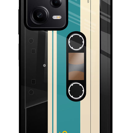 Cassette Poco X5 5G Glass Case Back Cover by Casekaro