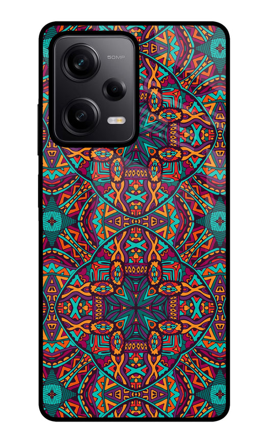 Colour Mandala Poco X5 5G Glass Case