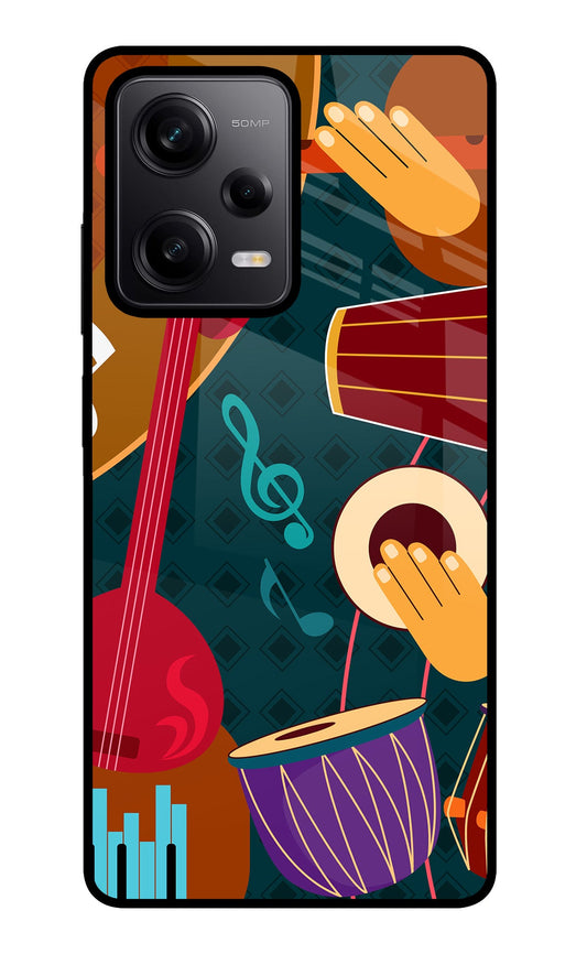 Music Instrument Poco X5 5G Glass Case