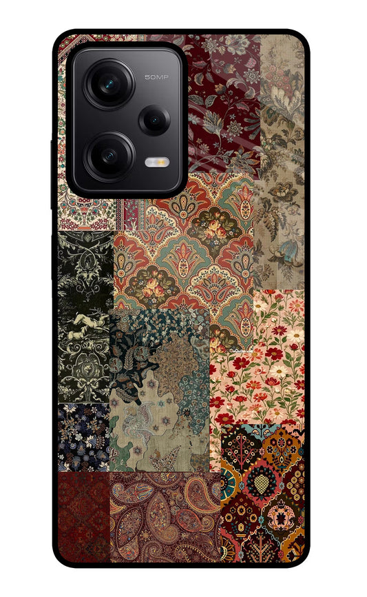 Desi Print Poco X5 5G Glass Case