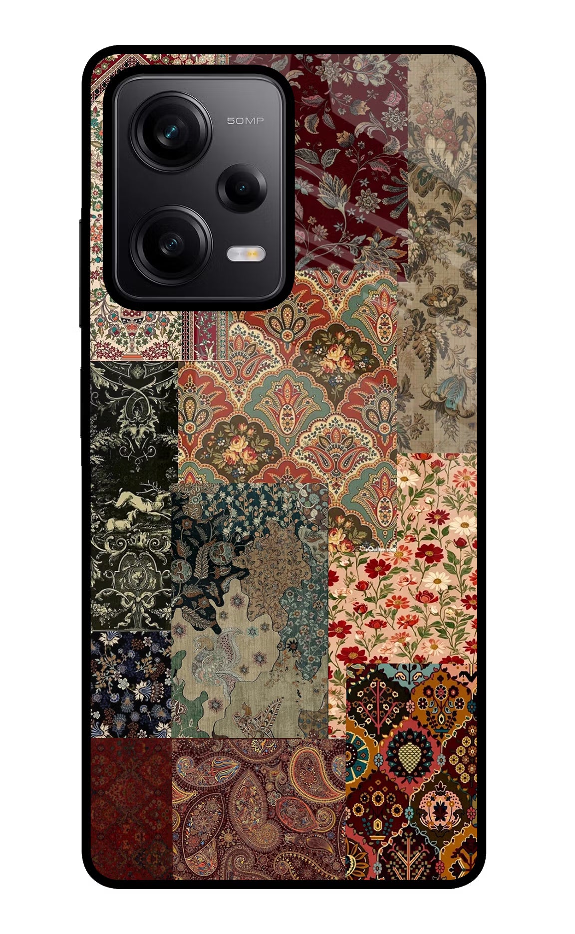 Desi Print Poco X5 5G Glass Case Back Cover by Casekaro