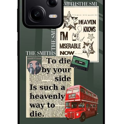 The Smiths Poco X5 5G Glass Case Back Cover by Casekaro