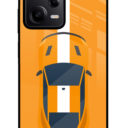 Highway Pursuit Poco X5 5G Glass Case Back Cover by Casekaro