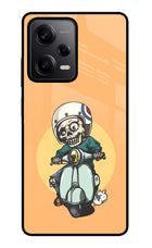 Undead Biker Poco X5 5G Glass Case