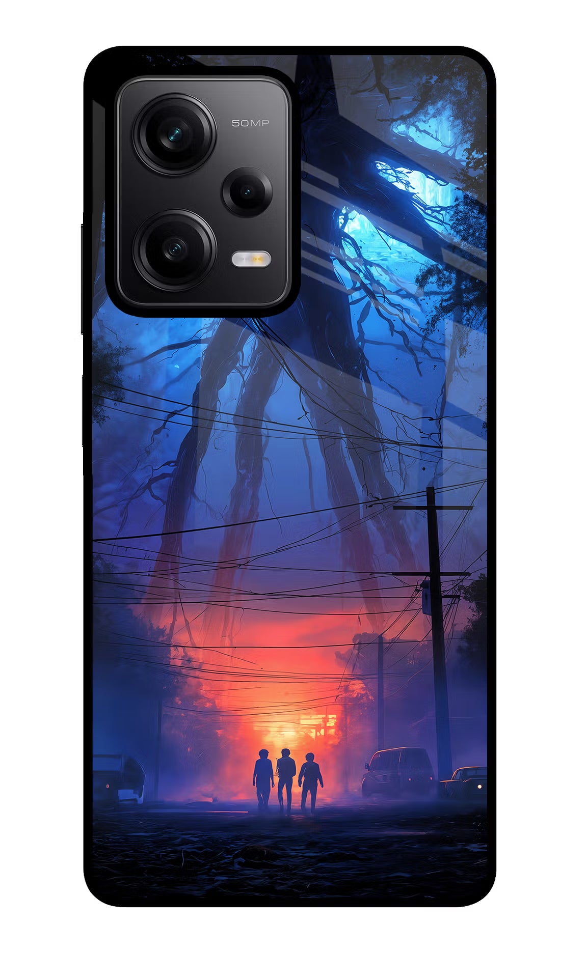 Ordinary Things Shadow Poco X5 5G Glass Case Back Cover by Casekaro