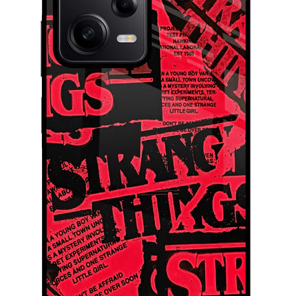 Ordinary Things Poco X5 5G Glass Case Back Cover by Casekaro
