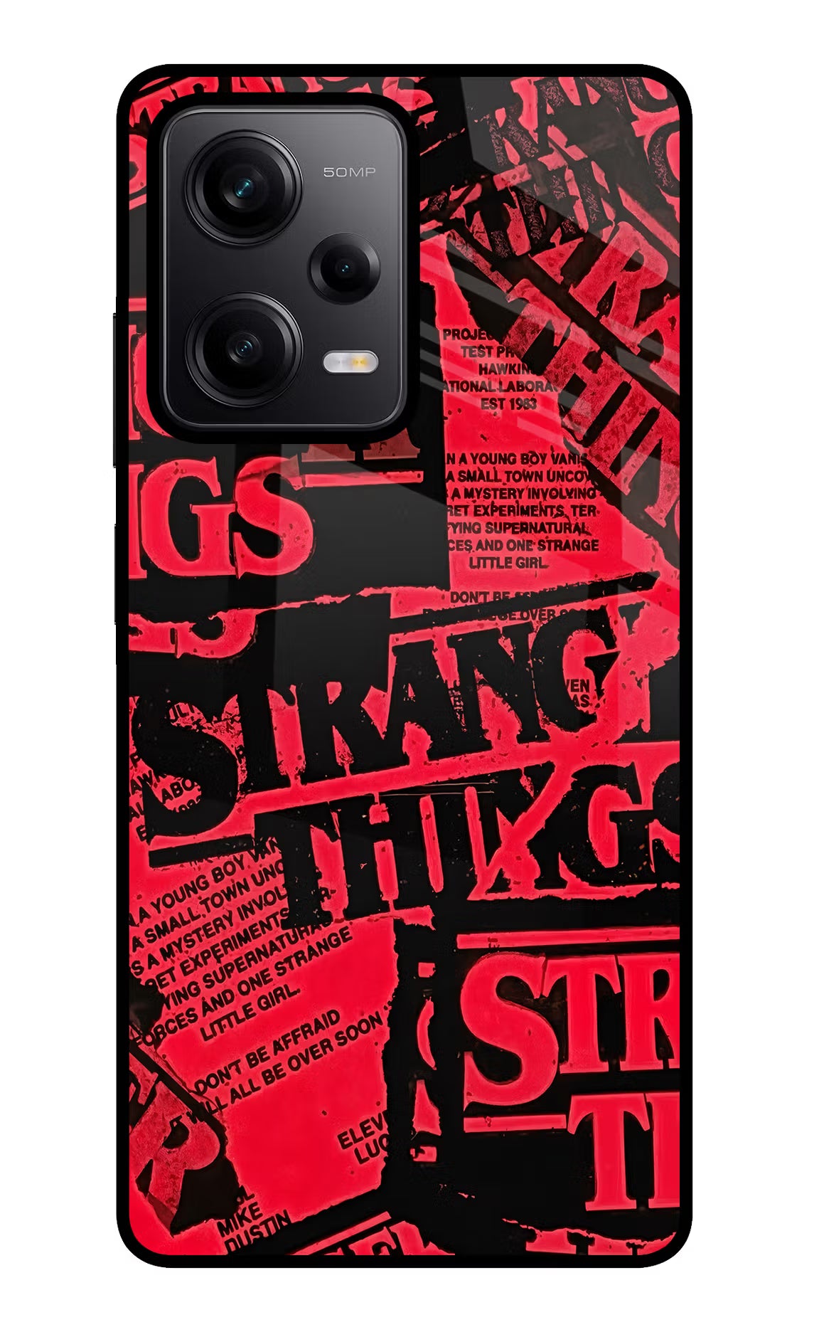 Ordinary Things Poco X5 5G Glass Case Back Cover by Casekaro