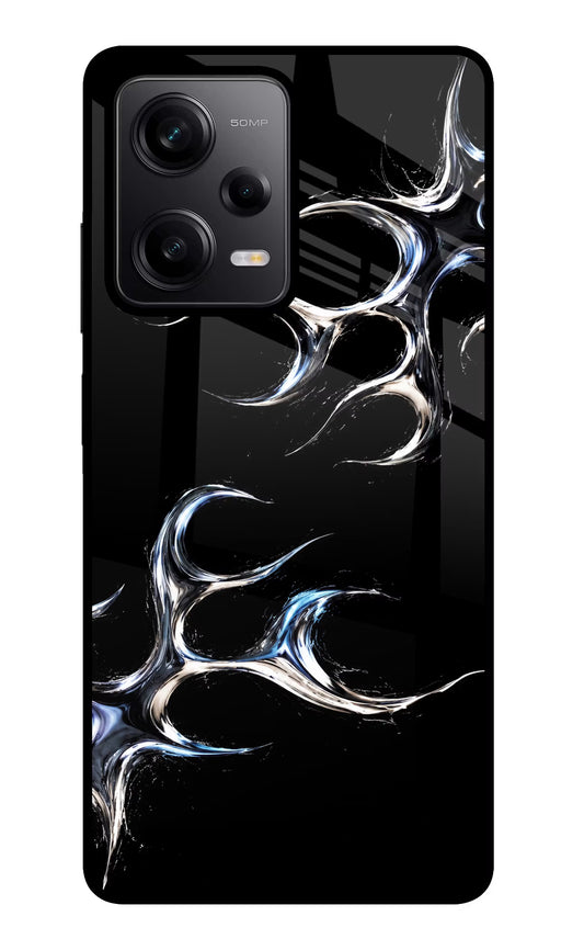 Chrome Tribal Poco X5 5G Glass Case