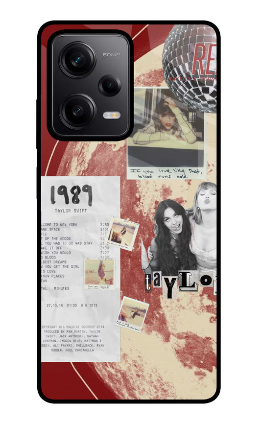 Taylor Swift Poco X5 5G Glass Case