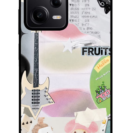 Softcore case Poco X5 5G Glass Case Back Cover by Casekaro