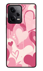 Hearty case Poco X5 5G Glass Case
