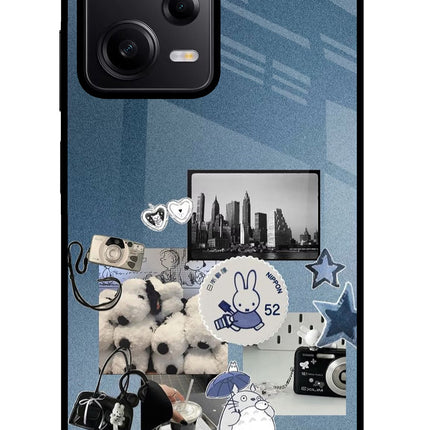 Miffy Poco X5 5G Glass Case Back Cover by Casekaro