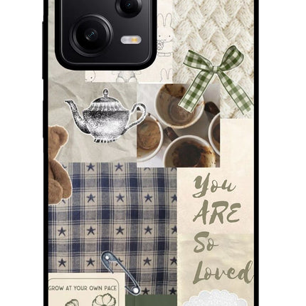 Cookie Poco X5 5G Glass Case Back Cover by Casekaro