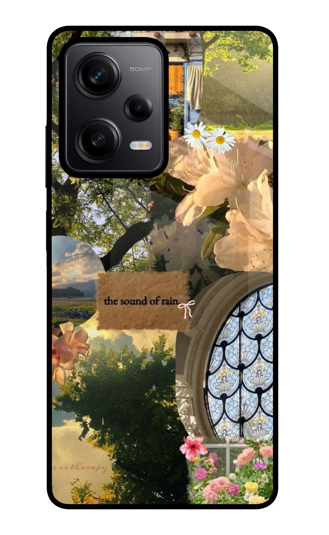 Rain Poco X5 5G Glass Case