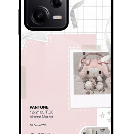 Pantone Asthetic Poco X5 5G Glass Case Back Cover by Casekaro