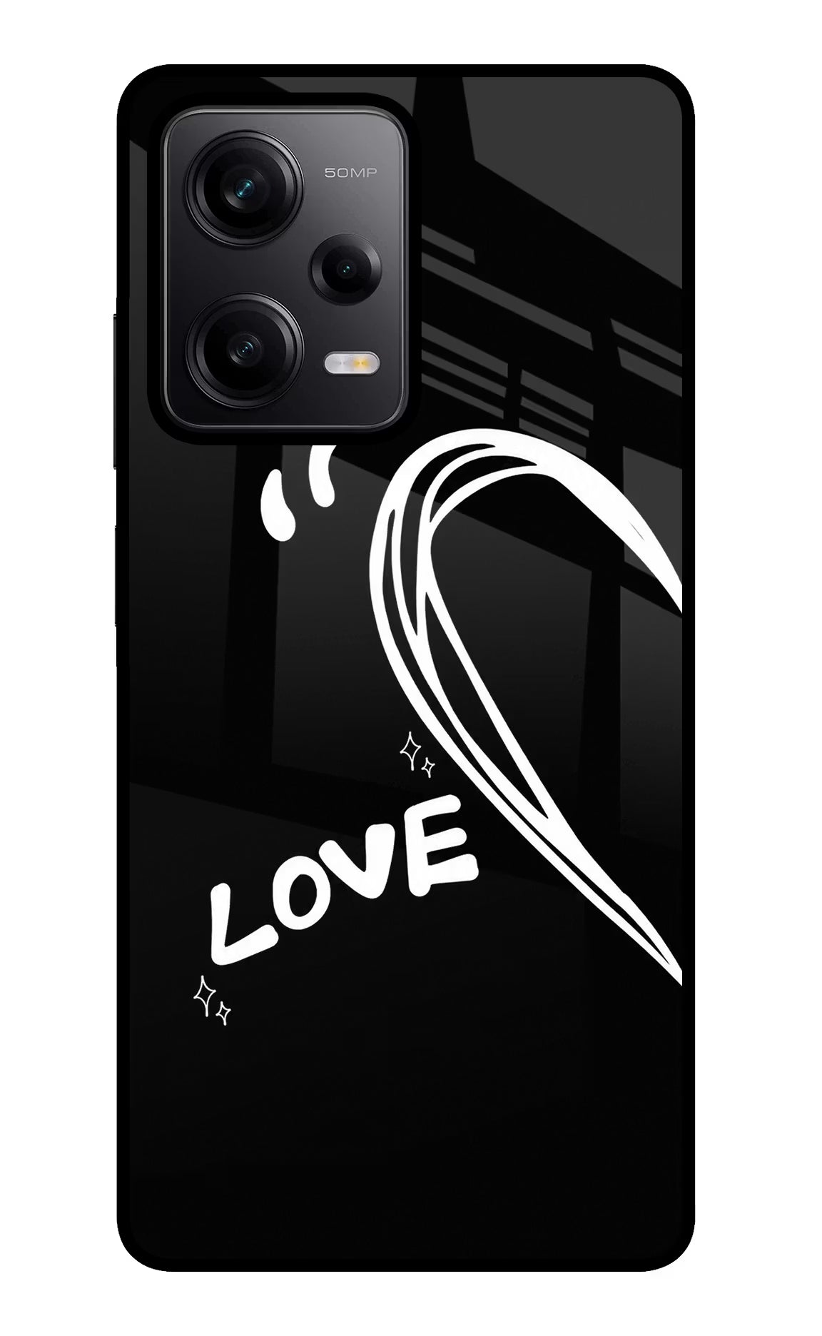 Love Line Poco X5 5G Glass Case