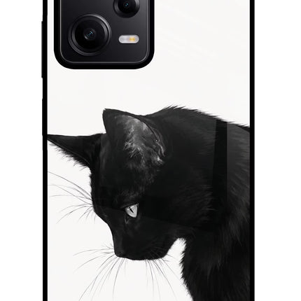 Shadow Gaze Poco X5 5G Glass Case Back Cover by Casekaro
