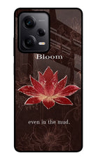 Bloom Poco X5 5G Glass Case Back Cover by Casekaro