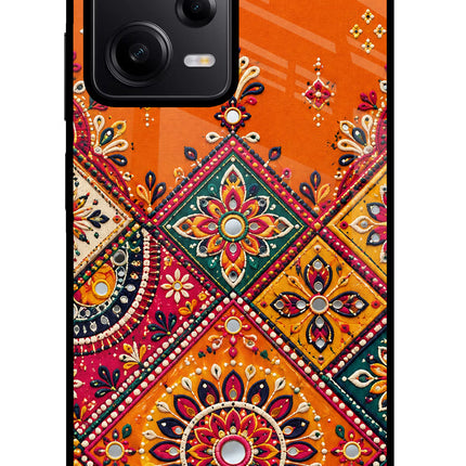 Kutch Glow Poco X5 5G Glass Case