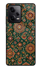 Green Pataka Poco X5 5G Glass Case