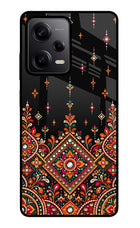 Noir Mehfil Poco X5 5G Glass Case