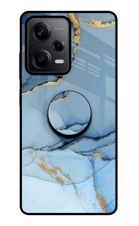 Blue Marble Poco X5 5G Glass Case