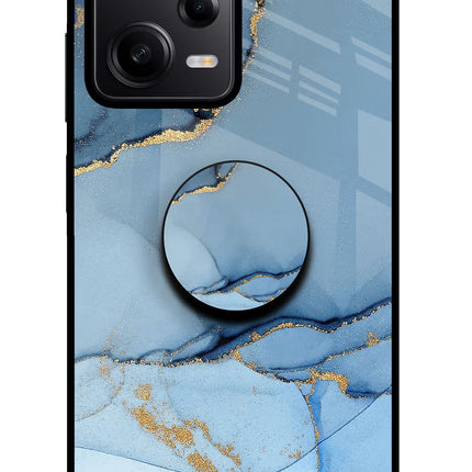 Blue Marble Poco X5 5G Glass Case