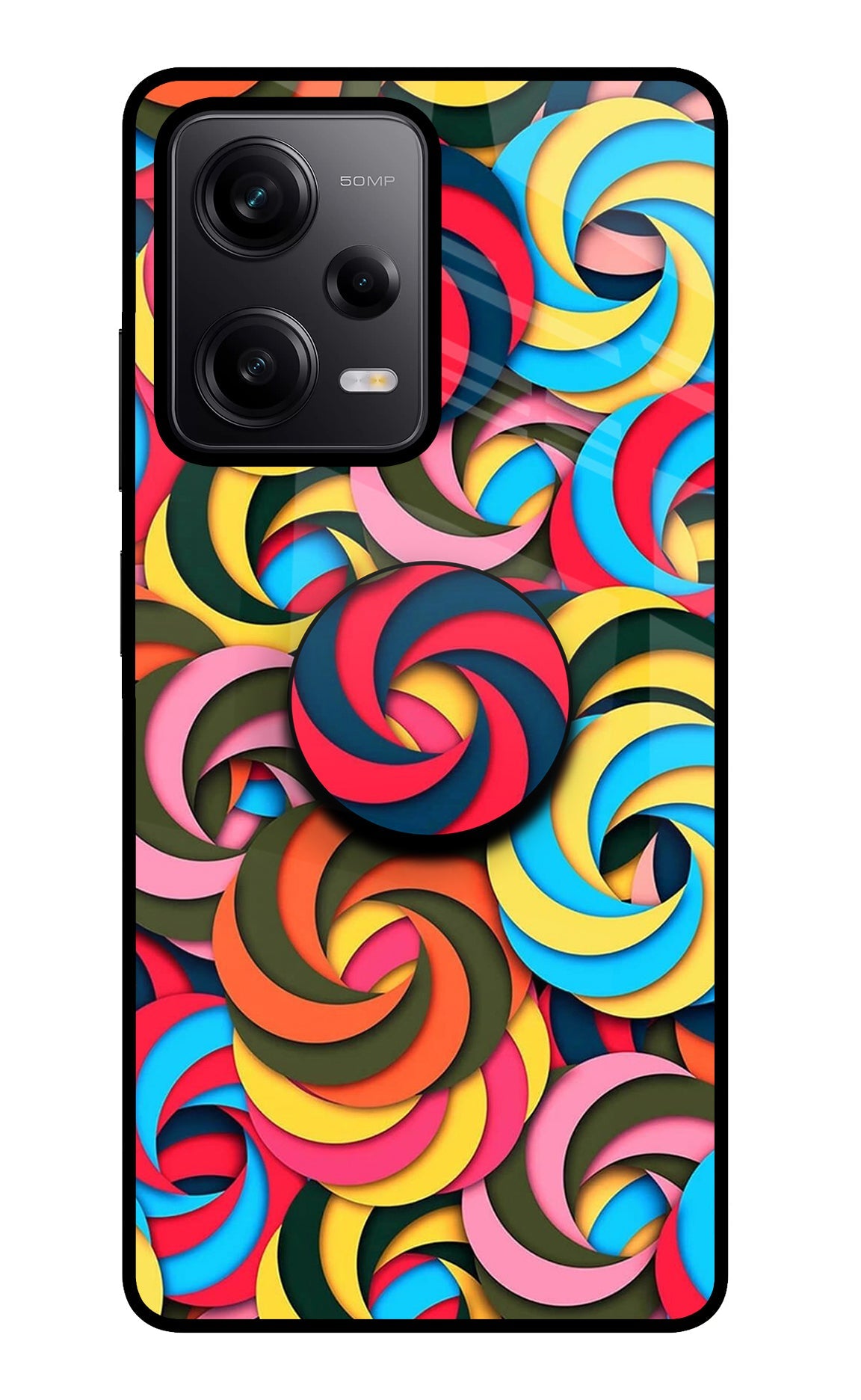 Spiral Pattern Poco X5 5G Pop Case