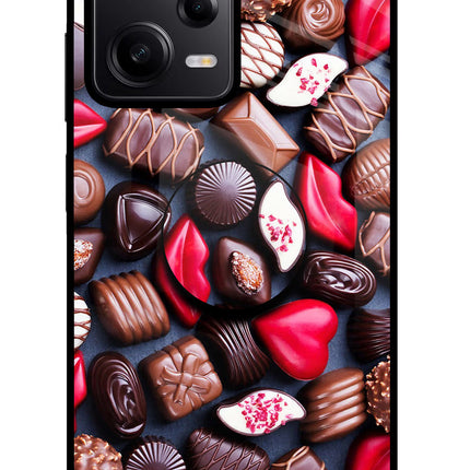 Chocolates Poco X5 5G Pop Case by Casekaro