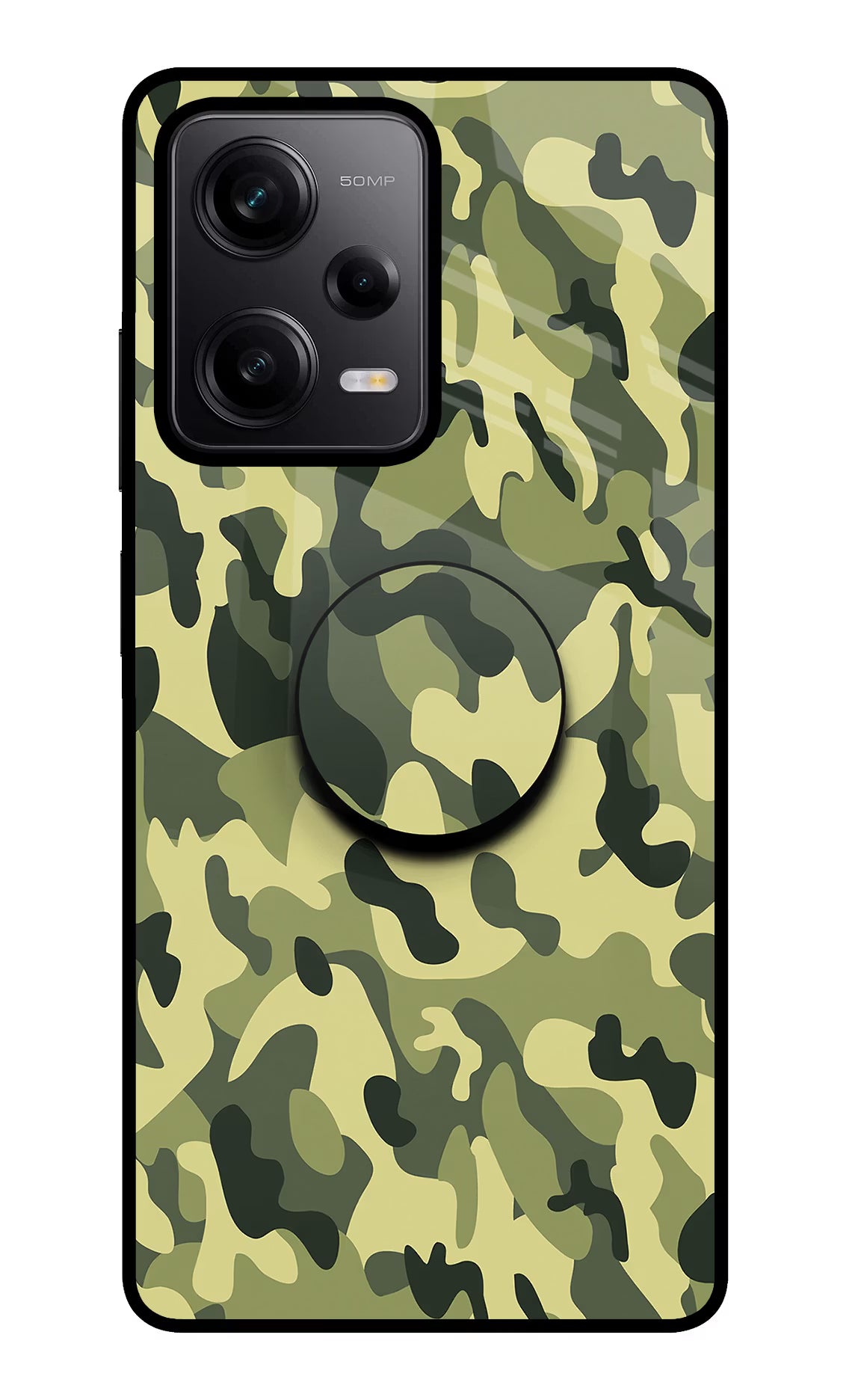 Camouflage Poco X5 5G Pop Case by Casekaro