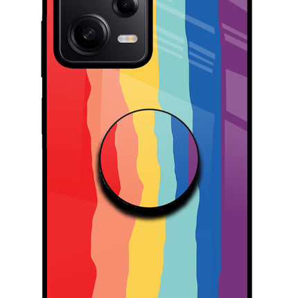 Rainbow Poco X5 5G Pop Case by Casekaro