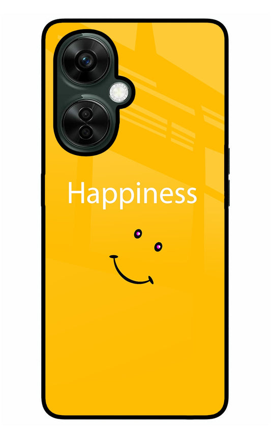 Happiness With Smiley OnePlus Nord CE 3 Lite 5G Glass Case