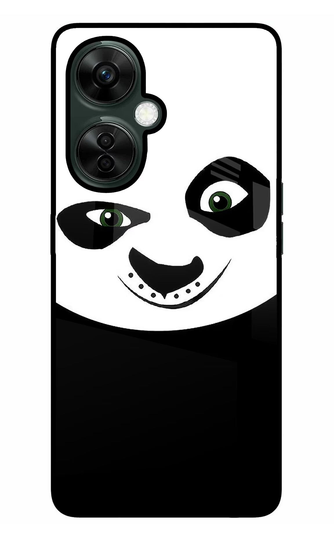 Panda OnePlus Nord CE 3 Lite 5G Glass Case Back Cover by Casekaro