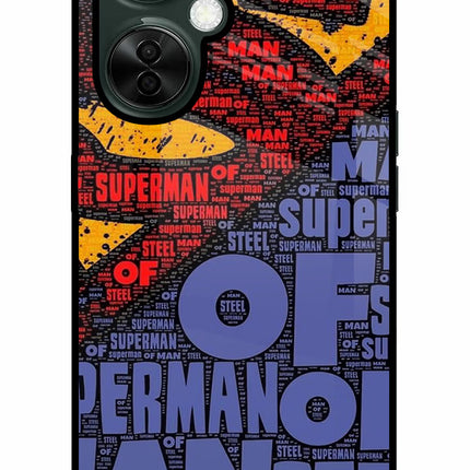 Superman OnePlus Nord CE 3 Lite 5G Glass Case Back Cover by Casekaro