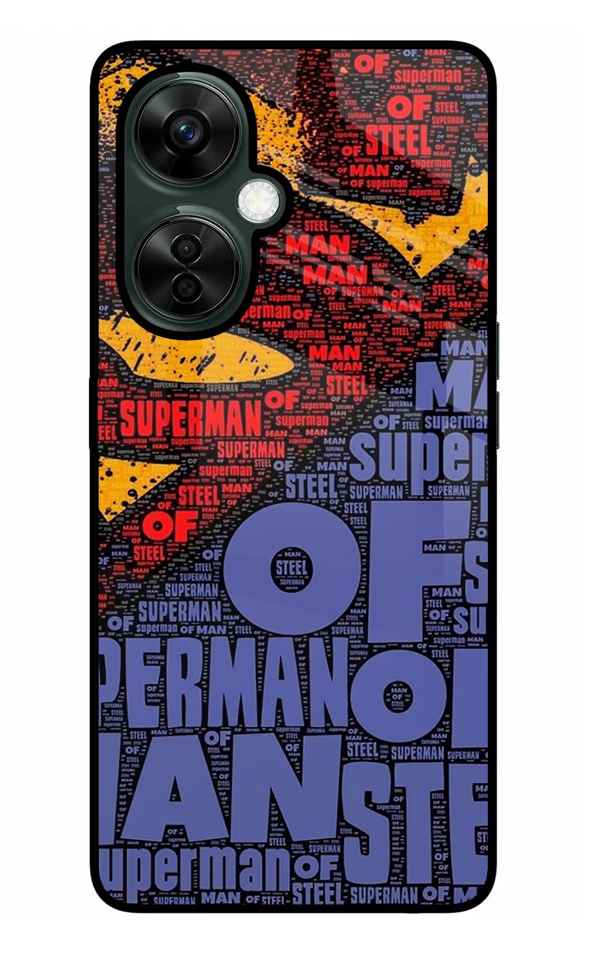 Superman OnePlus Nord CE 3 Lite 5G Glass Case Back Cover by Casekaro