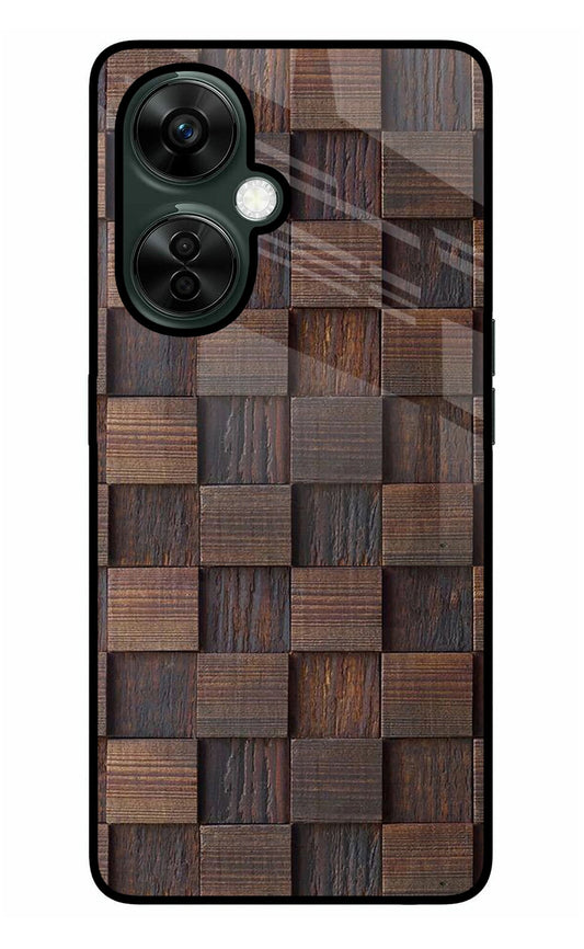 Wooden Cube Design OnePlus Nord CE 3 Lite 5G Glass Case