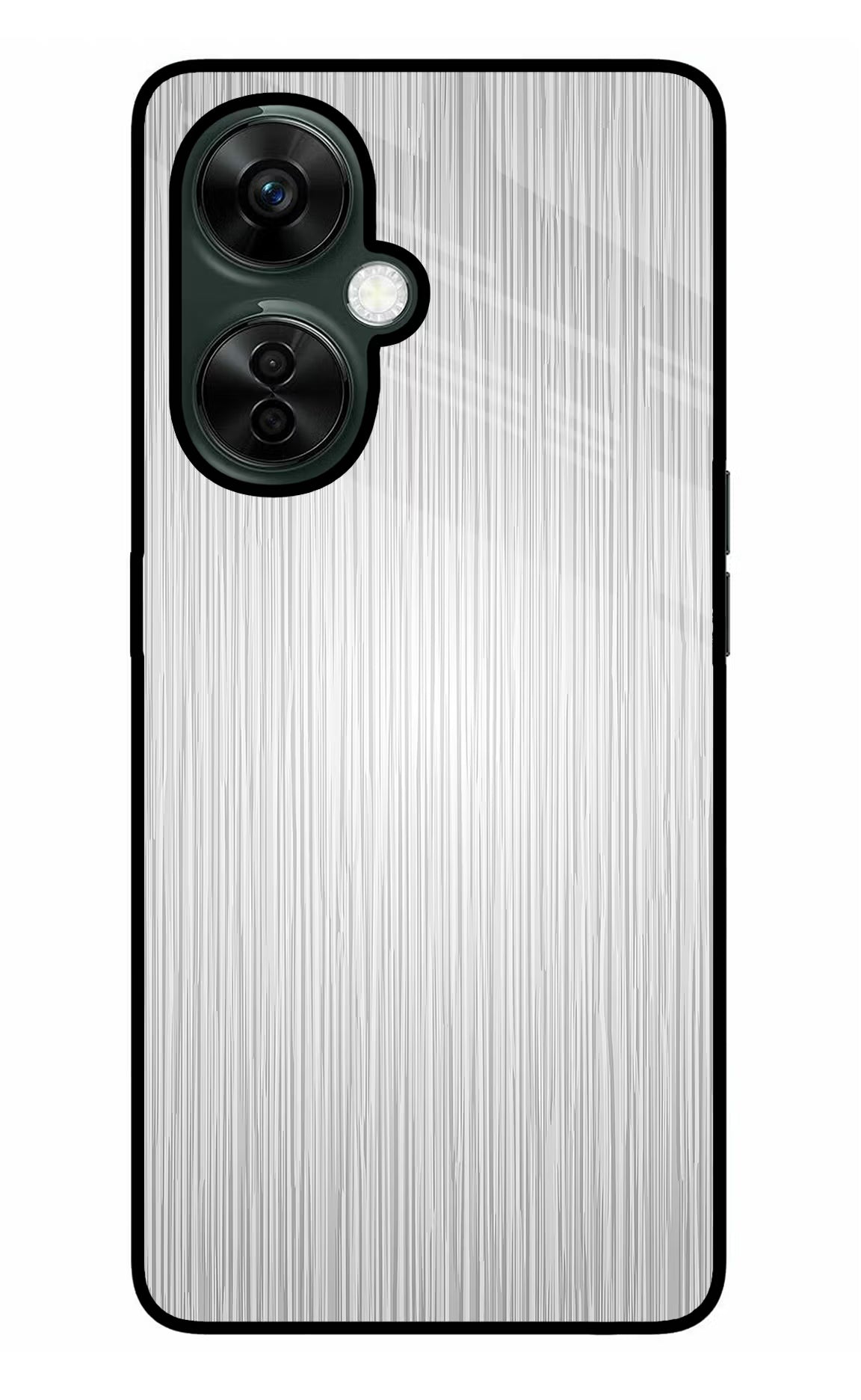 Wooden Grey Texture OnePlus Nord CE 3 Lite 5G Glass Case Back Cover by Casekaro