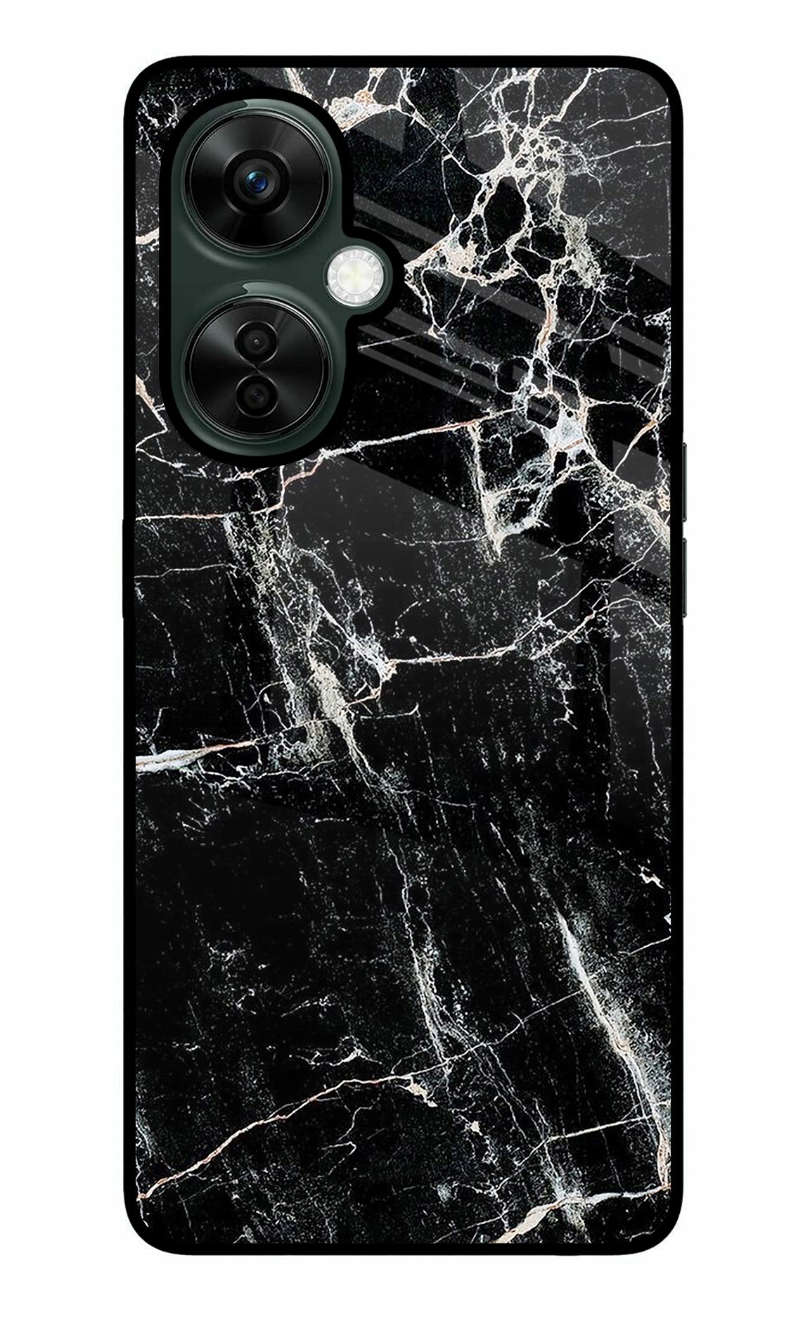 Black Marble Texture OnePlus Nord CE 3 Lite 5G Back Cover