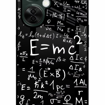 Physics Formula OnePlus Nord CE 3 Lite 5G Glass Case Back Cover by Casekaro