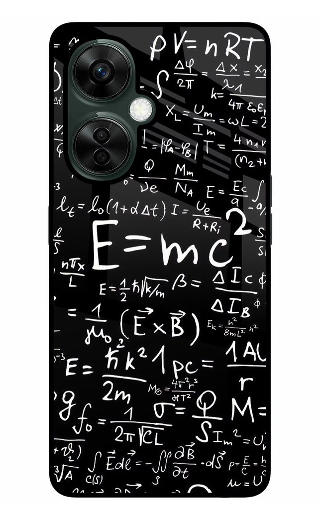 Physics Formula OnePlus Nord CE 3 Lite 5G Glass Case