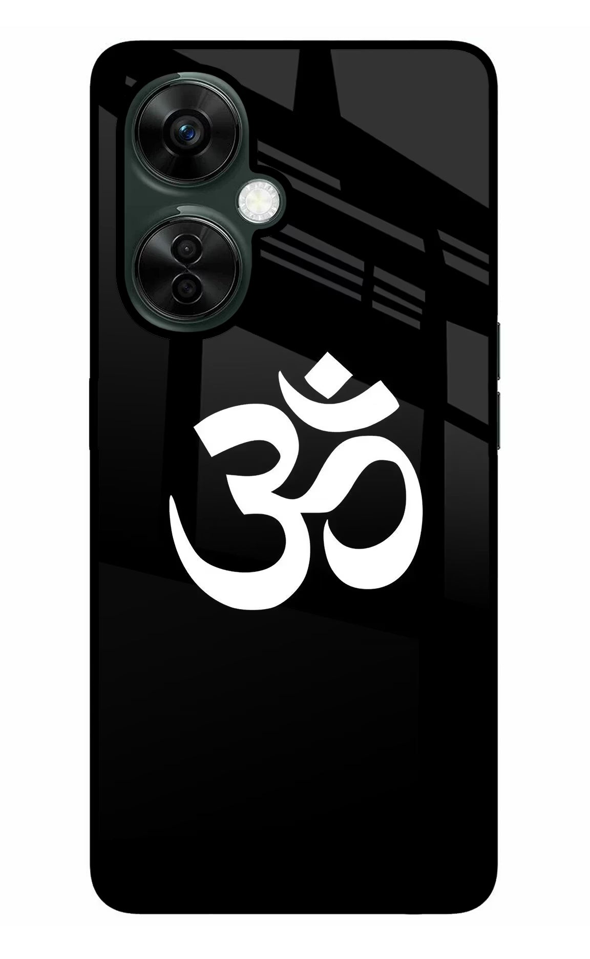 Om OnePlus Nord CE 3 Lite 5G Glass Case Back Cover by Casekaro