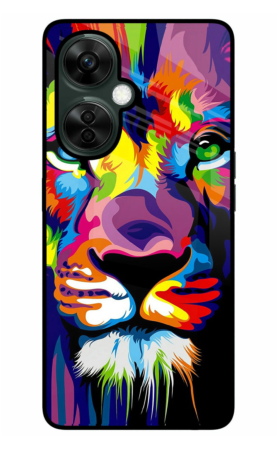 Lion OnePlus Nord CE 3 Lite 5G Glass Case