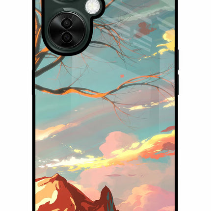 Scenery OnePlus Nord CE 3 Lite 5G Glass Case Back Cover by Casekaro
