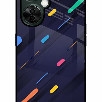 Abstract Design OnePlus Nord CE 3 Lite 5G Glass Case Back Cover by Casekaro