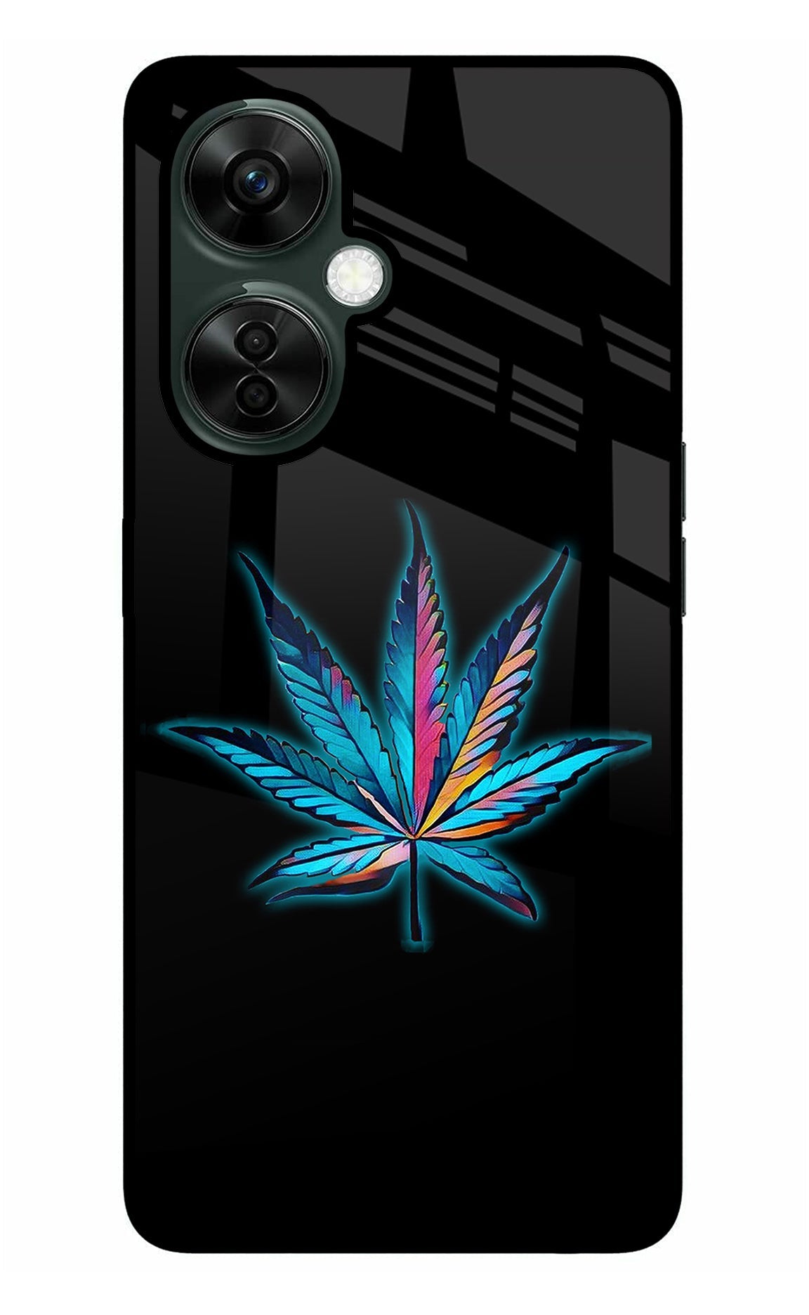 Weed OnePlus Nord CE 3 Lite 5G Glass Case