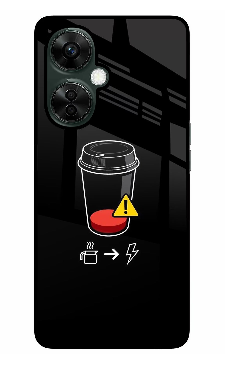 Coffee OnePlus Nord CE 3 Lite 5G Back Cover, Metal case