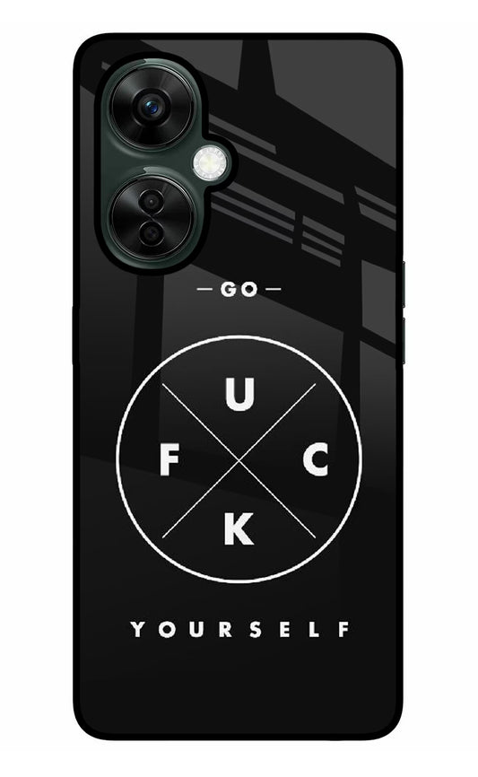 Go Fuck Yourself OnePlus Nord CE 3 Lite 5G Glass Case