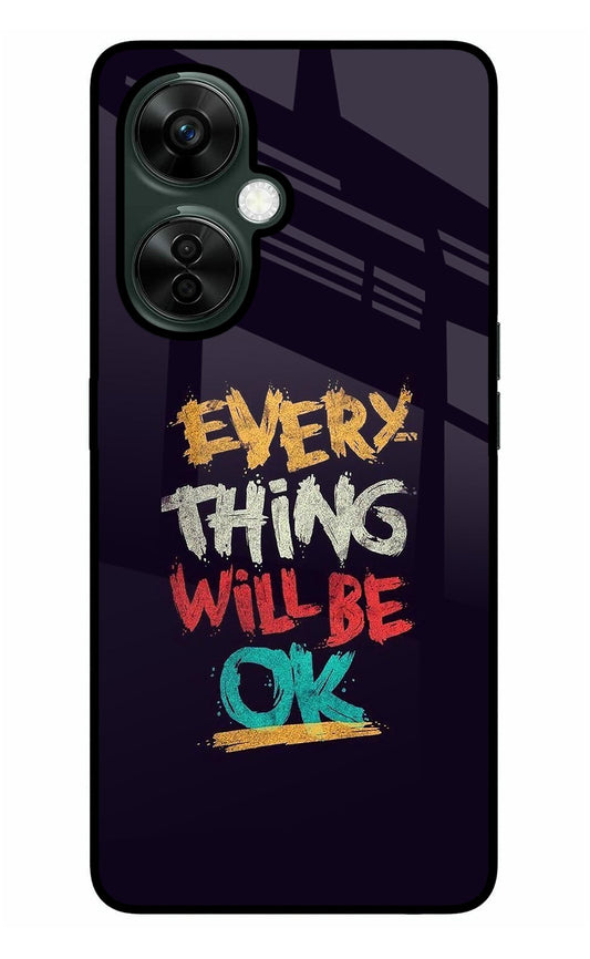 Everything Will Be Ok OnePlus Nord CE 3 Lite 5G Glass Case
